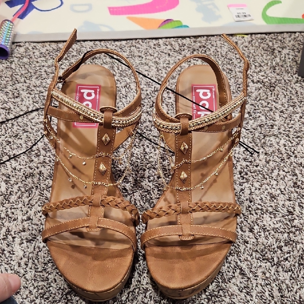 Brown Gladiator Sandals